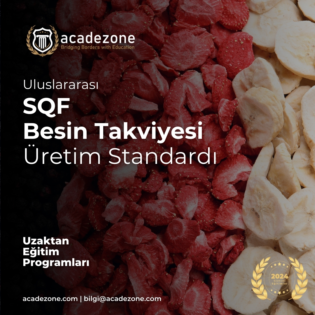 SQF: Besin Takviyesi Üretimi Standardı